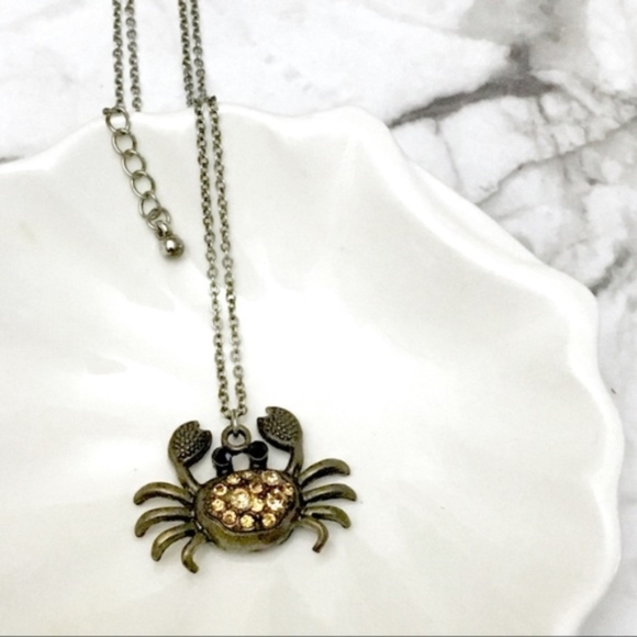 Cancer Crab Chrome Necklace - Picture 4 of 8